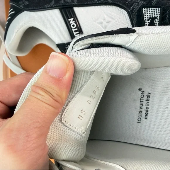 Louis Vuitton Monogram Black and White Sneakers - Picture 9 of 16